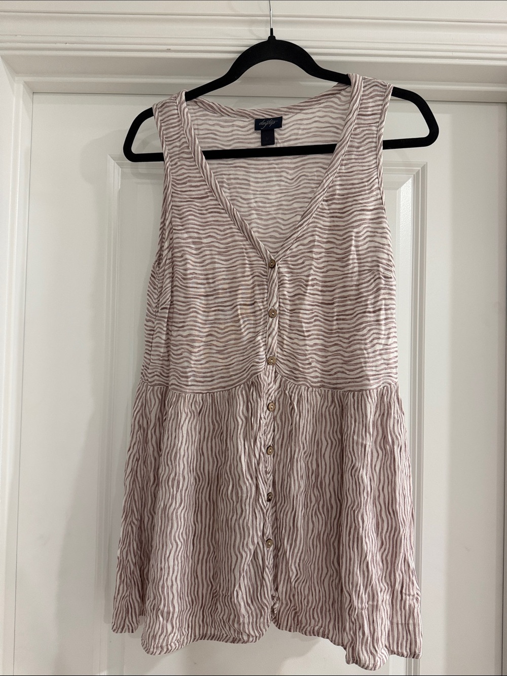Daytrip Striped Sleeveless Tunic
